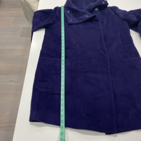 MORI | Vintage Korean Teddy Coat Deep Purple with Large Front Pockets ~ Size 10 - Picture 12 of 16